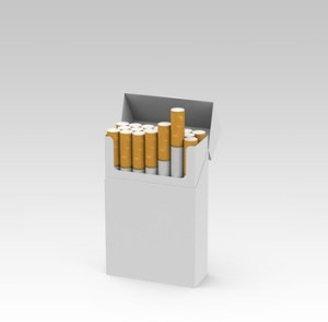 Die Zigarettenschachtel
