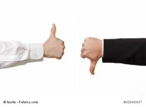 Daumen hoch, Daumen runter